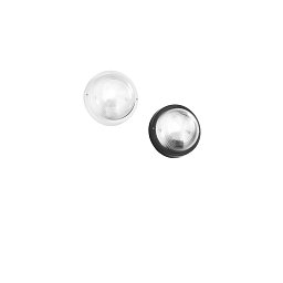 Obrázek pro produkt Nástěnné svítidlo Turtle (bílé kulaté hladké sklo) IP54, objímka E27, 18,5 x 10,5 cm - FANEUROPE