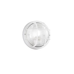 Obrázek pro produkt Stropní svítidlo sklo TURTLE bílá, 1xE27, 185 mm, plastové těleso, IP54, třída II - FANEUROPE