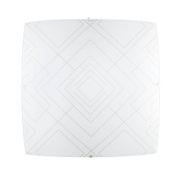 Obrázek pro produkt Stropní svítidlo VECTOR bílá/šedá, 3xE27, 40 x 40 x 10 cm - FANEUROPE