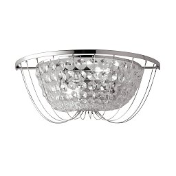 Obrázek pro produkt Nástěnné svítidlo VIENNA chrom, 2xE14, 35 x 20 x 13,5 cm - FANEUROPE