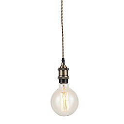 Obrázek pro produkt Závěsné svítidlo VINTAGE měď, 1xE27, 126 cm - FANEUROPE