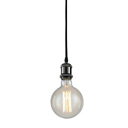 Obrázek pro produkt Závěsné svítidlo VINTAGE černá, 1xE27, 126 cm - FANEUROPE