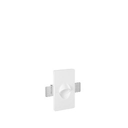 Obrázek pro produkt Vestavné svítidlo do zdi Estro (kulaté, sádra) 1 x mini GU10, 160 x 90 x 67 mm - FANEUROPE