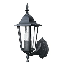 Obrázek pro produkt Venkovní nástěnné svítidlo UP MILANO černá, 1xE27, IP44, 20,8 x 36 x 17 cm - FANEUROPE
