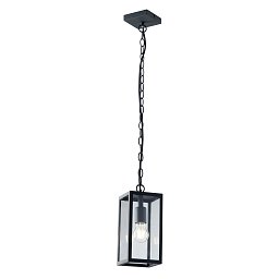 Obrázek pro produkt Závěsné venkovní svítidlo MIRAGE kov/sklo antracit, 1xE27, IP44, 116 x 13 x 13 cm - FANEUROPE