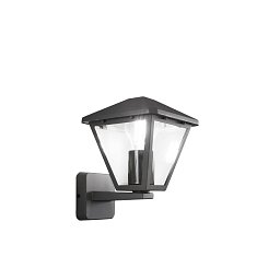 Obrázek pro produkt Venkovní nástěnné svítidlo UP PRISMA antracit, 1xE27, IP44, 19,1 x 21,8 x 16 cm - FANEUROPE