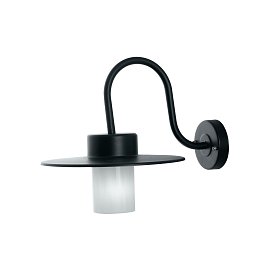 Obrázek pro produkt Venkovní nástěnné svítidlo YORK černá, 1xE27, IP44, 39,5 x 30 x 31,5 cm - FANEUROPE