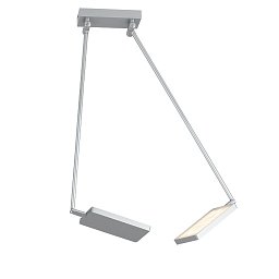 Obrázek pro produkt Stropní LED svítidlo BOOK šedá, 36 W, 3640 lm, 3200 K, 15-200 x 85 cm - FANEUROPE