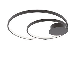 Obrázek pro produkt Stropní LED svítidlo DIEM černá, 40 W, 5440 lm, CCT, 20 x 61,5 cm - FANEUROPE