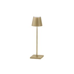 Obrázek pro produkt Nabíjecí venkovní svítidlo DRINK‑S zlatá, LED 1,5 W, 165 lm, integrovaná baterie 1900 mAh - FANEUROPE