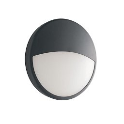 Obrázek pro produkt Venkovní nástěnné svítidlo LED EVER antracit, polykarbonát, 28 W, 3750 lm, 3000 K, IP65, 30 x 8 cm - FANEUROPE