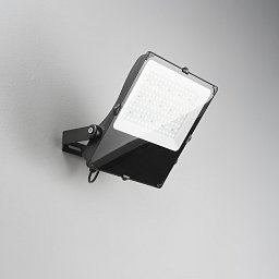 Obrázek pro produkt LED reflektor Giove černý, 200 W, 32000 lm, 3000 K, IP66, 39,4 x 5,6 x 44,5 cm - FANEUROPE