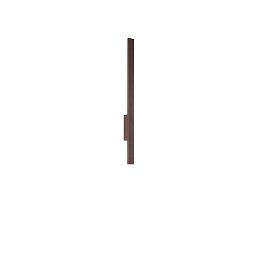 Obrázek pro produkt Nástěnné svítidlo Hercules corten, hliník s PC difuzorem, 23 W, 3500 lm, CCT 2700/3300/4000 K, IP65, 60 x 55 x 1000 mm - FANEUROPE