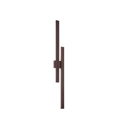 Obrázek pro produkt Nástěnné svítidlo Hercules corten, hliník s PC difuzorem, 47 W, 6800 lm, CCT 2700/3500/4000 K, IP65, 60 x 175 x 1420 mm - FANEUROPE