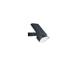 Obrázek pro produkt Solární LED reflektor Iris (černý) 1,8 W, 200 lm, CCT 2700-6500 K, 17,9 x 10 x 15 cm - FANEUROPE