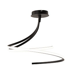 Obrázek pro produkt Stropní LED svítidlo KINETIC černá, 40 W, 5440 lm, CCT, 60 x 4 x 58 cm - FANEUROPE