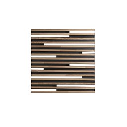Obrázek pro produkt Stropní LED svítidlo Kuma (černá, dřevo) 40 W, CCT 2700 / 3200 / 4000 K, 50 x 50 x 5,2 cm - FANEUROPE