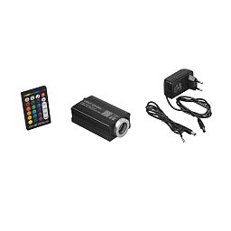 Obrázek pro produkt Projektor bez optických vláken KPA‑16W RGBW color changing effect DC12 V + adaptér 220 V 38 x 64 x 150 mm - FANEUROPE