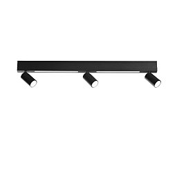 Obrázek pro produkt Nástěnné svítidlo LED ORIENTED černá 3 x GU10 + LED 2 x 8 W 1180 lm CCT 90 x 18 x 10 cm - FANEUROPE