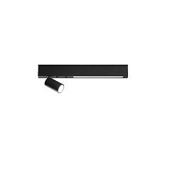 Obrázek pro produkt Nástěnné svítidlo LED ORIENTED černá 1 x GU10 + LED 8 W 1180 lm CCT 50 x 18 x 10 cm - FANEUROPE