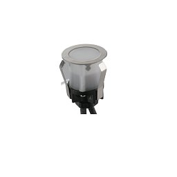 Obrázek pro produkt Sada 6 zápustných venkovních svítidel LED RIDER DC 12 V nikl 6x0,6 W 360 lm 4000 K IP67 3x3,7 cm - FANEUROPE
