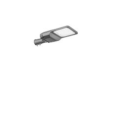 Obrázek pro produkt Silniční LED světlo Roadway (šedé, kov) 100 W, 17 000 lm, 4000 K, CRI > 70, IK 08, IP65, 548 x 220 x 98 mm - FANEUROPE