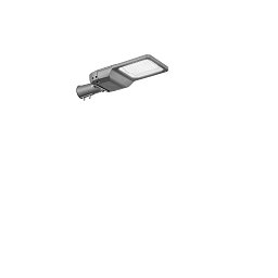Obrázek pro produkt Silniční LED světlo Roadway (šedé, kov) 50 W, 8250 lm, 3000 K, CRI > 70, IK 08, IP65, 526 x 192 x 99 mm - FANEUROPE