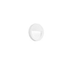 Obrázek pro produkt Venkovní nástěnné svítidlo LED SEGNAPASSI SMILE bílá polykarbonát 2,5 W 300 lm 4000 K IP54 11x1,5 cm - FANEUROPE