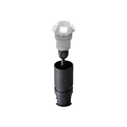 Obrázek pro produkt Pochozí venkovní svítidlo LED STEP DC 24 V nikl hliník 2 W 170 lm 4000 K IP67 (4 side) 4,5x5,7 cm - FANEUROPE