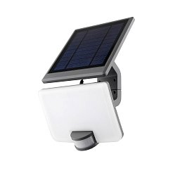 Obrázek pro produkt Solární nástěnné svítidlo LED ULYSSE antracit plast 10 W 1000 lm 4000 K IP54 solární panel 29x17,8x14 cm - FANEUROPE