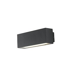 Obrázek pro produkt Venkovní nástěnné svítidlo LED AGERA černá hliník 2x6 W 1380 lm 3000/4000 K IP54 7 x 18 x 6,5 - FANEUROPE
