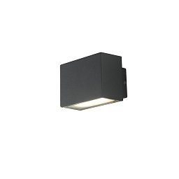 Obrázek pro produkt Venkovní nástěnné svítidlo LED AGERA černá hliník 2x3 W 680 lm 3000/4000 K IP54 7 x 18 x 6,5 - FANEUROPE