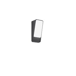 Obrázek pro produkt Nástěnné LED svítidlo Coupe (antracit, hliník) 14 W, 1950 lm, 3000 K, IP65, 8,3 x 8,7 x 20,9 cm - FANEUROPE