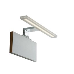 Obrázek pro produkt Nástěnné koupelnové svítidlo LED AQA chrom hliník/polykarbonát 2x 8 W 819 LM 4000 K IP44 4,8x30x10,8 cm - FANEUROPE
