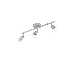 Obrázek pro produkt Spotové svítidlo SPOT LED COOPER stříbrná 3xGU10 LED 5 W 400 LM 2700 K 48x8,5x14 cm - FANEUROPE