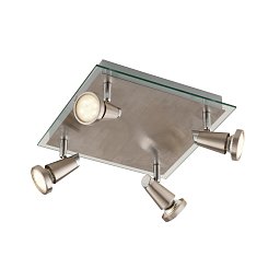 Obrázek pro produkt Spotové svítidlo SPOT LED MIAMI chrom/nikl 4xGU10 LED 5 W 400 LM 2700 K 26x26x14,5 cm - FANEUROPE