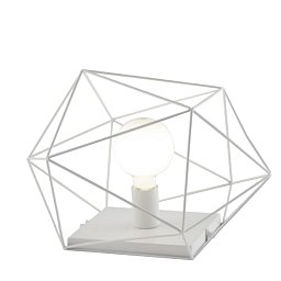 Obrázek pro produkt Stolní lampa Lume Abraxas, bílá, 1 x E27, 40,5 x 29,5 x 26,5 cm - FANEUROPE