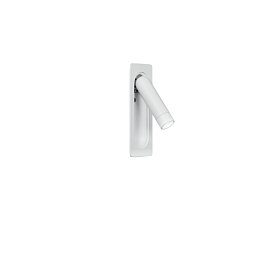 Obrázek pro produkt Nástěnné zapuštěné svítidlo LED Defoe, nastavitelné, bílá, 3 W, 300 lm, 3000 K, 14 x 6,7 x 16,9 cm - FANEUROPE