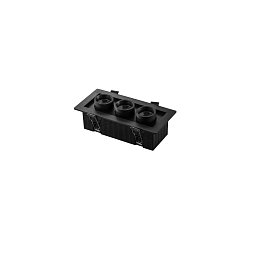 Obrázek pro produkt Vestavné LED svítidlo Sider (černé) 16 W, 2130 lm, CCT 3000/4200/6500 K, 188 x 90 x 70 mm - FANEUROPE