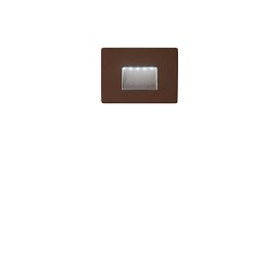 Obrázek pro produkt Kryt pro zápustné svítidlo STRATOS bronz, 8 x 11 cm - FANEUROPE