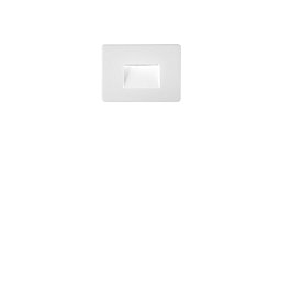 Obrázek pro produkt Kryt pro zápustné svítidlo STRATOS bílá, 8 x 11 cm - FANEUROPE