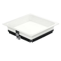 Obrázek pro produkt Vestavné LED svítidlo Xanto (čtvercové, bílé) 28 W, CCT, 22 x 22 x 5,5 cm - FANEUROPE