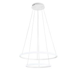 Obrázek pro produkt Závěsné LED svítidlo AXIS, bílá, 31 W, 3360 lm, RGB + CCT, dálkový ovladač, stmívatelné 60/40 x 150 cm - FANEUROPE
