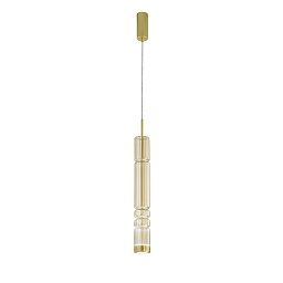 Obrázek pro produkt Závěsné LED svítidlo CROOKES jantar, 8 W, 800 lm, 3000 K, 8 x 234 cm - FANEUROPE