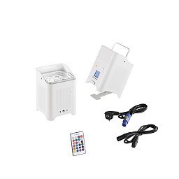 Obrázek pro produkt Venkovní reflektor LED SHOW dobíjecí 6x18 W RGBW+UV Wi‑Fi Smart Tuya DMX 512 dálkové ovládání - FANEUROPE