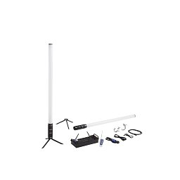 Obrázek pro produkt 8ks LED SHOW nabíjecí svítidlo RGBW+UV Wi‑Fi Smart Tuya DMX 512 IP65 - FANEUROPE