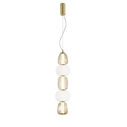 Obrázek pro produkt Závěsné svítidlo LED TOTEM zlatá 36 W 4000 lm 3000 K 17 x 241 cm - FANEUROPE