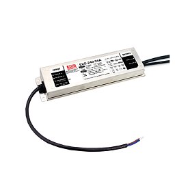 Obrázek pro produkt Driver MW ELG konst.napětí IP67 DIMM výstup DC 24V 10A 240W vstup AC100-305V DC142-431V 24,4x7,1x3,7 cm - FANEUROPE