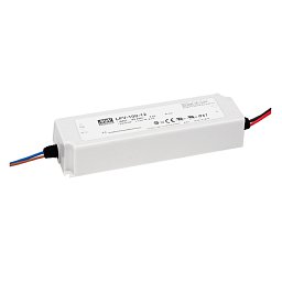 Obrázek pro produkt Driver MW LPV konst.napětí IP67 výstup DC 24V 4,2A 100W vstup AC90-264V DC127-370V 19x5,2x3,7 cm - FANEUROPE