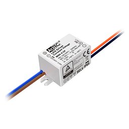 Obrázek pro produkt Driver ACTEC konst.napětí IP65 výstup DC 24V 0,17A 4W vstup AC100-240V 3,8x2,7x2,1 cm - FANEUROPE